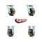 Service Caster 4 Inch High Temp Phenolic Caster Set with Roller Bearings 2 Swivel 2 Rigid SCC SCC-30CS420-PHRHT-2-R420-2 - alternate 6